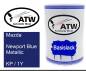 Preview: Mazda, Newport Blue Metallic, KP / 1Y: 500ml Lackdose, von ATW Autoteile West.